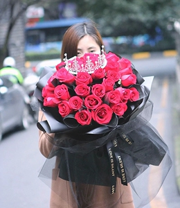 七三八女神妇女节玫瑰鲜花花束礼盒爱情表白祝福东平宁阳肥城新泰