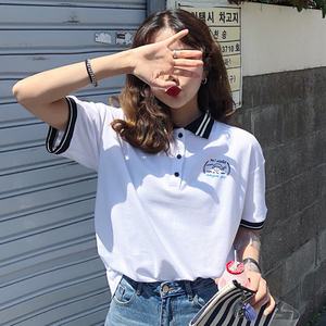 可爱t恤女短