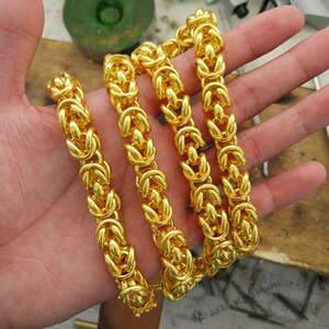 老庙黄金项链男士