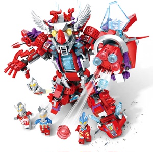兼容乐高奥特曼宇宙超人迪迦泰罗赛罗银河捷德拼装积木玩具小人仔