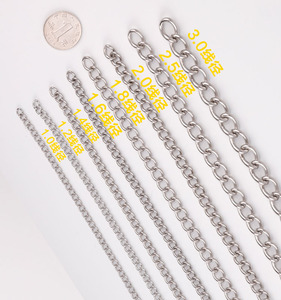 不锈钢304细链条静电链子吊牌链灯具悬挂链机械器材链铁环链金属
