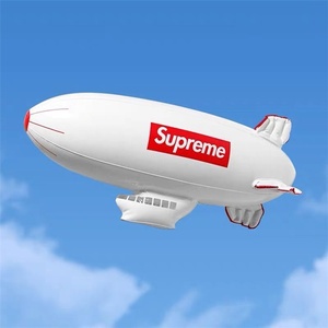 包邮sup飞艇气球17fw box lnflatable blimp充气飞船飞艇挂绳玩.