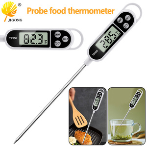烘焙烧烤烤肉牛奶测温计厨房数字笔式探针食品温度计水温油温测量