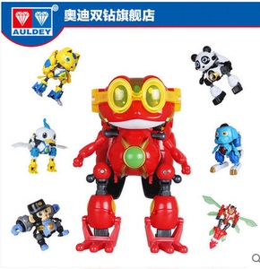 欢乐开心先生瓜王花王酷宝正版奥迪双钻快乐酷宝2玩具全套蛙王酷