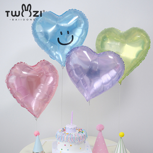 彩色果冻爱心气球 告白表白情人节求婚纪念日婚礼布置爱情心形
