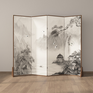 屏风隔断山水画