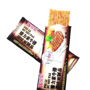 文军素牛排味辣条18g 湘川风味小面筋大刀肉80后怀旧零食经典素食