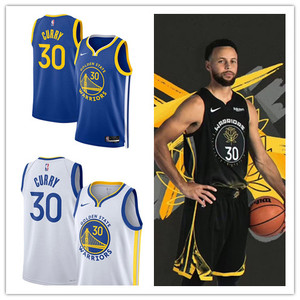 美版23赛季30号库里球衣城市版复古男女宽松热压运动篮球服