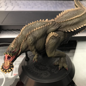 capcom怪物猎人盒蛋手办恐暴龙毒怪龙 无盒二手现货