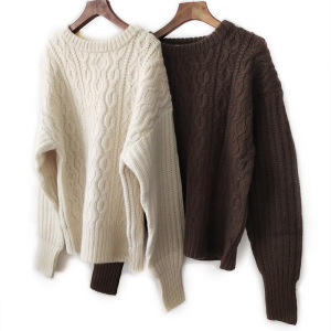 手工编织羊绒衫男