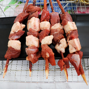 603人付款淘宝伊品牧园红柳枝羊肉串50g*10支/包bbq烧烤串串食材冷冻