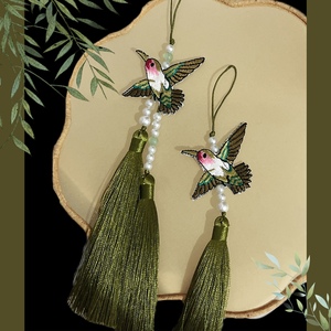 云卿阁 归燕 汉服配饰古风刺绣燕子飞鸟禁步流苏挂饰旗袍压襟腰佩