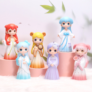 创意少女心十二星座古风娃娃客厅桌面装饰摆件女孩生日教师节礼物