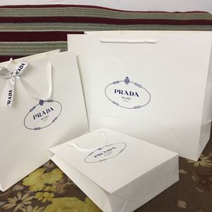 普拉达prada纸袋手提袋香水袋衣服围巾袋子购物袋子拍摄道具产品
