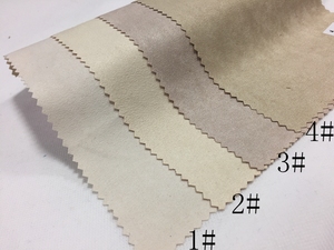 米色组麂皮绒布料 衬衫服装面料 包包鞋面靠垫 包边手工布料