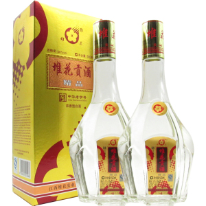 酒江西名酒堆花酒堆花贡酒精品50度500ml*2瓶吉安特产酒浓香型