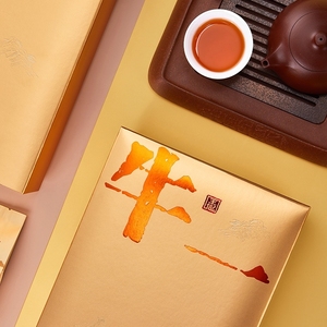 八马茶叶 高端肉桂岩茶牛一58888乌龙茶16g2泡殿藏版高端礼盒装