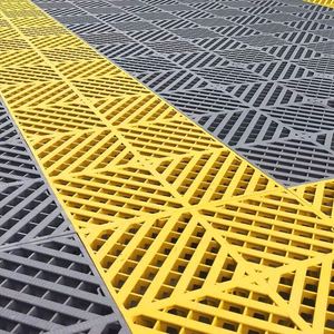 汽车栅格刷车洗车房格栅排水板养殖场格栅网格板塑料户外实用庭院