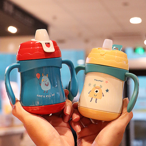 宝宝喝水鸭嘴杯儿童保温杯外出婴儿可爱学饮杯幼儿园不锈钢水壶女