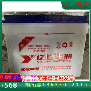 亿能电瓶6dg180型200型 260型300型电动三四轮车铲车工程车蓄电池