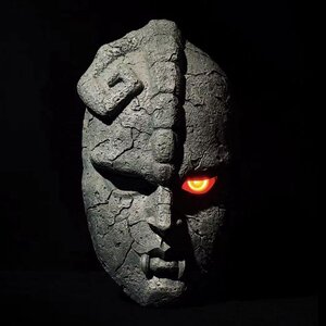 jojo奇妙冒险石像鬼鬼面万圣节动漫cosplay男女树脂挂件面具全脸