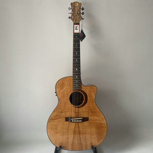 韩产民谣吉他 美国露娜luna 41寸复合单板电箱款b-band芬兰拾音器