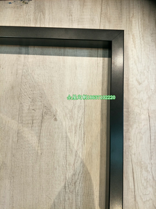 极简窄边铝合金门套窗套垭口包套哑光黑哑光象牙白门套黑色白色