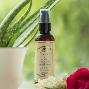 印度kama ayurveda天然100%植物玫瑰茉莉洗面奶温和卸妆100ml现货