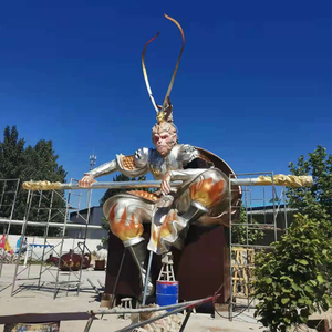 玻璃钢树脂齐天大圣孙悟空西游记雕塑游乐场广场电影院景观摆件