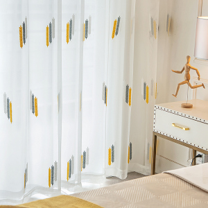 纱帘窗帘白沙现代薄纱客厅卧室窗纱网纱简约白纱透明透光纱窗帘布