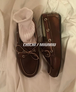 chi | 【现货】miumiu/缪缪 做旧乐福鞋 24新款乐福擦色单鞋