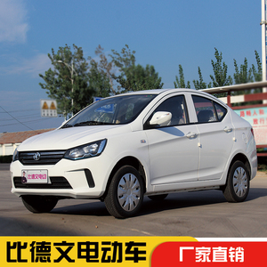 四轮电动车 成人油电两用新能源汽车家用接送孩子比德文m8电轿车