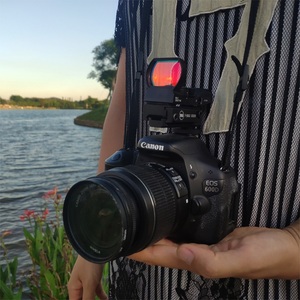 正品专利单反微单相机红点瞄准器瞄准镜长焦打鸟镜外置取景器