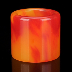 玉扳指新疆和田玉鸡血玉扳指男款玉戒指大拇指指环天然玉石扳指