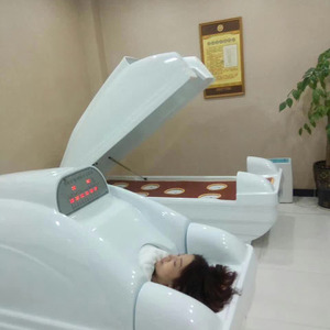 美容院远红外线无烟艾灸床艾灸仓熏蒸床艾灸太空仓全身理疗汗蒸舱