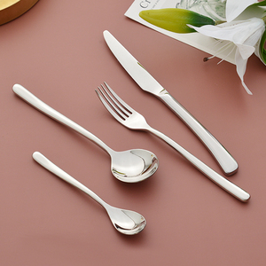 410加厚不锈钢牛排刀高档叉勺三件套ins风西餐餐具刀叉套装两件套