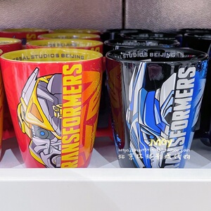 北京环球影城代购变形金刚大黄蜂擎天柱汽车人字母陶瓷杯水杯子