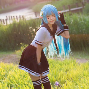 凹凸世界安莉洁cos服柠檬妹cosplay动漫服女水手jk制服表演服套装