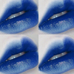 双11蓝色口红蓝色妖姬青蓝色哑光拉丁舞蹦迪夜店万圣节作妖色co.