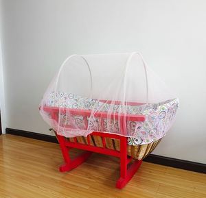 老式摇窝婴儿床蚊帐竹摇篮床蚊帐宝宝摇箩筐罩子农村乡下摇床蚊帐