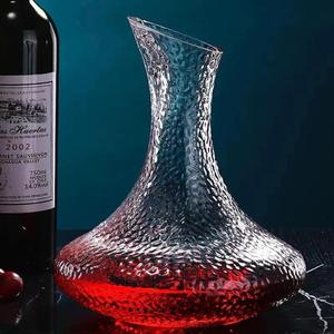 加厚锤纹红酒醒酒器家用玻璃葡萄酒个性创意快速分酒器分酒壶酒具