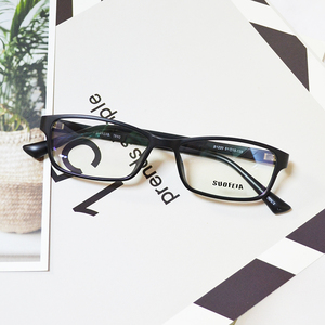 suofeia/索菲亚tr90眼镜男女时尚眼镜框小框高度数眼镜框黑框1220