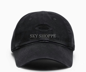 Balenciaga/巴黎世家 Unity 滑雪 双环刺绣Logo 黑色 棒球帽 帽子