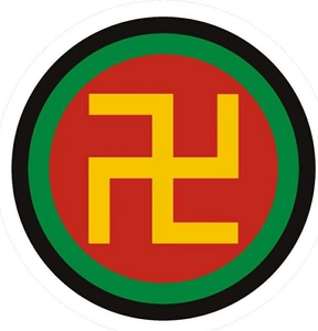 万字符金碧辉煌补角器红黄白绿黑