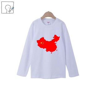 中国地图t恤长袖