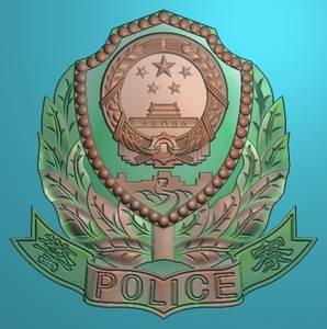 精雕图 浮雕图 1069小图标 警察警徽标志商标