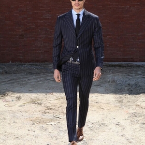 男发型师韩版修身v领帅气男士西装马夹酒吧夜场男模制服4人付款158