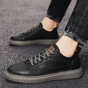 黑色霸气鞋子男