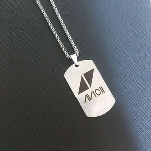 百大dj avicii艾维奇 a神 小马丁棉花糖同款军牌项链电音周边项链