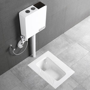 蹲便器水箱套装整套蹲坑式家用冲水箱大便器便池便盆卫生